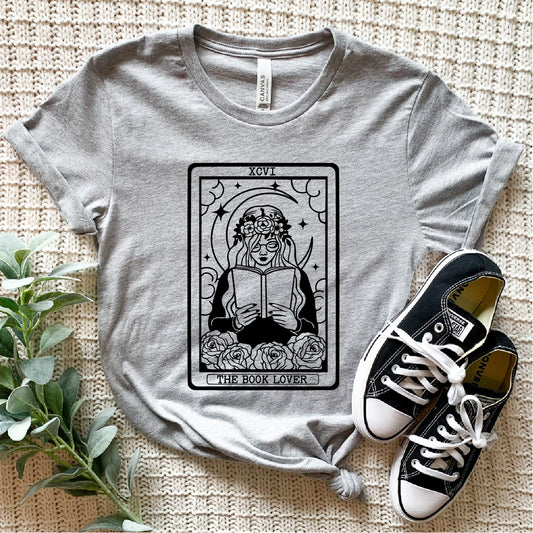 The Book Lover Tarot Card Bella Canvas Unisex New