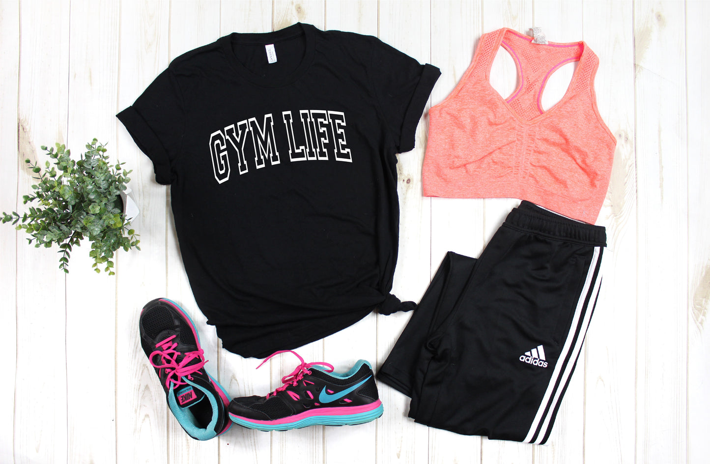 Gym Life Athletic Font Bella Canvas Unisex