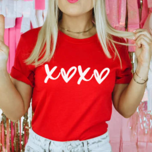 XOXO Heart Script Unisex