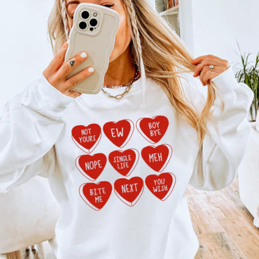 Funny Valentine Conversation Hearts Unisex