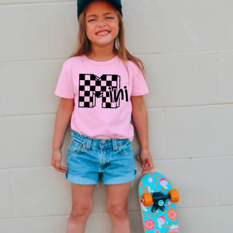 Mini Music Television Checker YOUTH Tee
