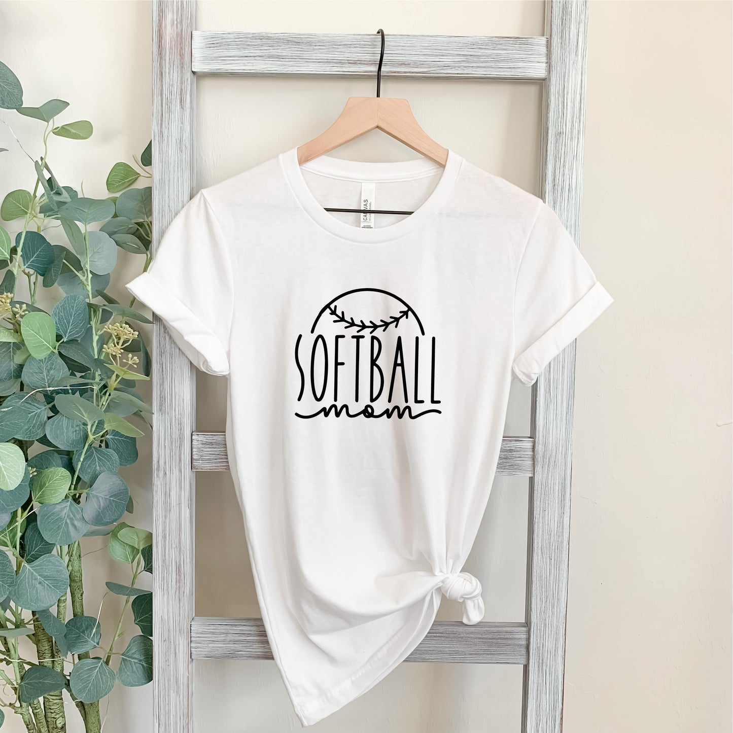 Softball Mom Tee Bella Canvas Unisex Tee