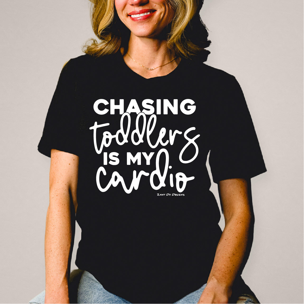Chasing Toddlers Is My Cardio Bella Canvas Unisex