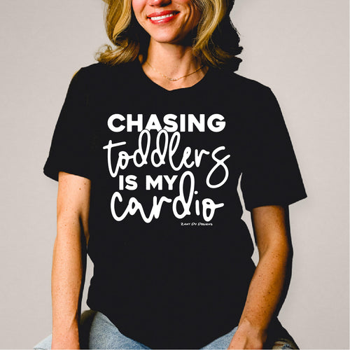 Chasing Toddlers Is My Cardio Bella Canvas Unisex New