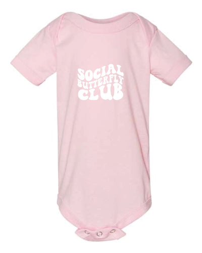 Social Butterfly Club INFANT Tee New