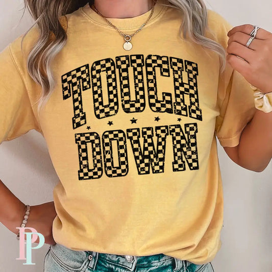 Touchdown Checker Football SWEATSHIRT Unisex New