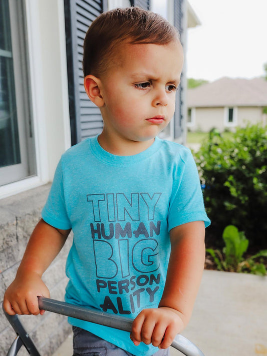Tiny Human Big Personality INFANT TODDLER Bodysuits/Tees