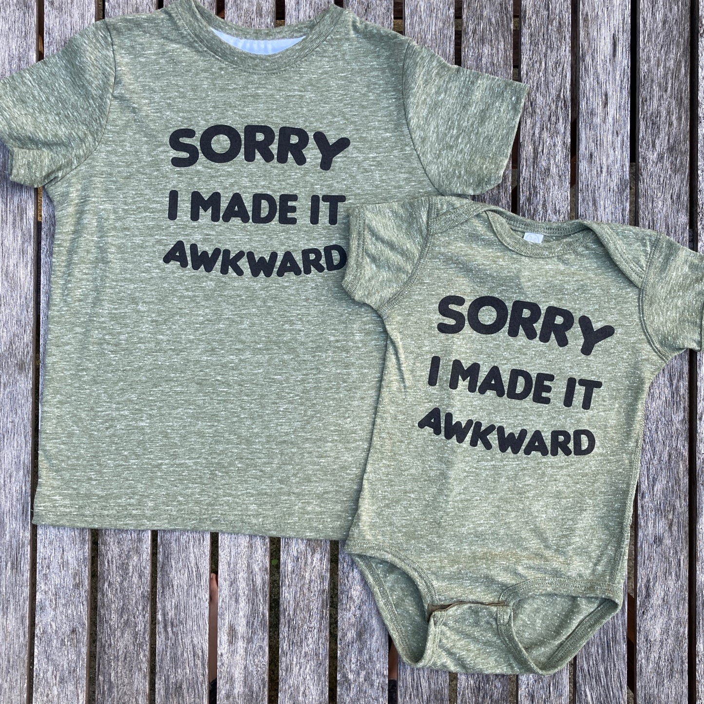 Sorry I made it Awkward INFANT Melange Tee