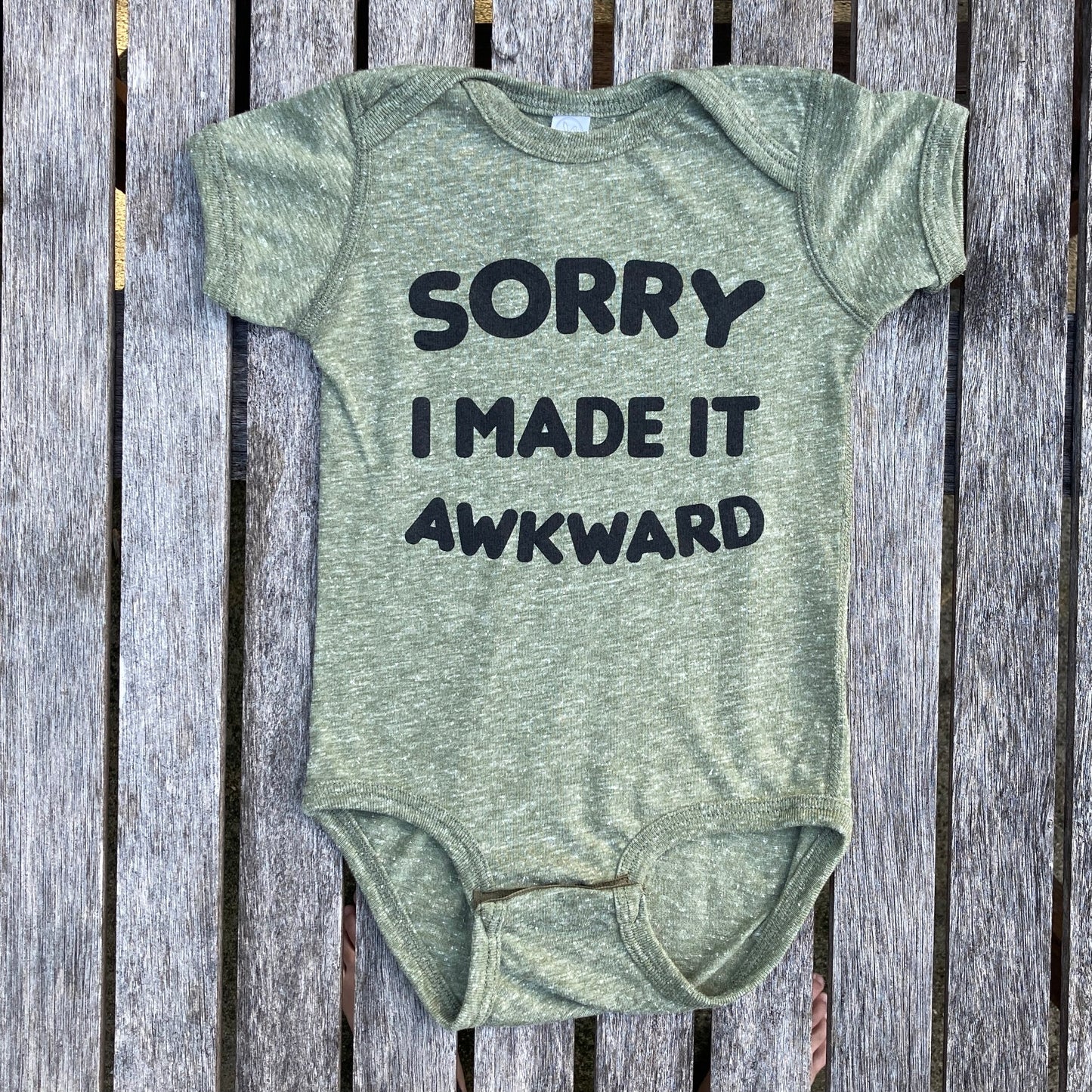 Sorry I made it Awkward INFANT Melange Tee
