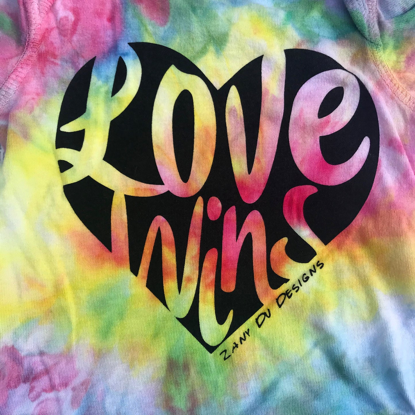 Love Wins INFANT Tie Dye Tee
