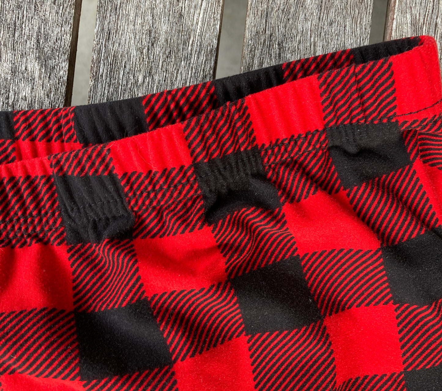 Red and Black Buffalo Plaid Leggings