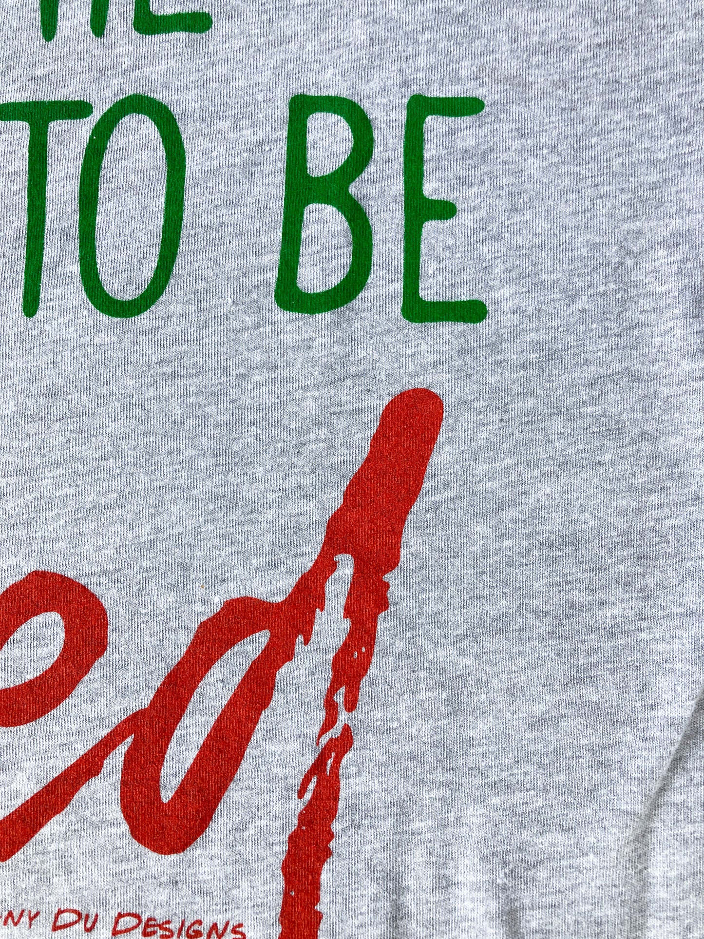 Tis the Season to be Tired Red and Green Uinsex Womens Tee
