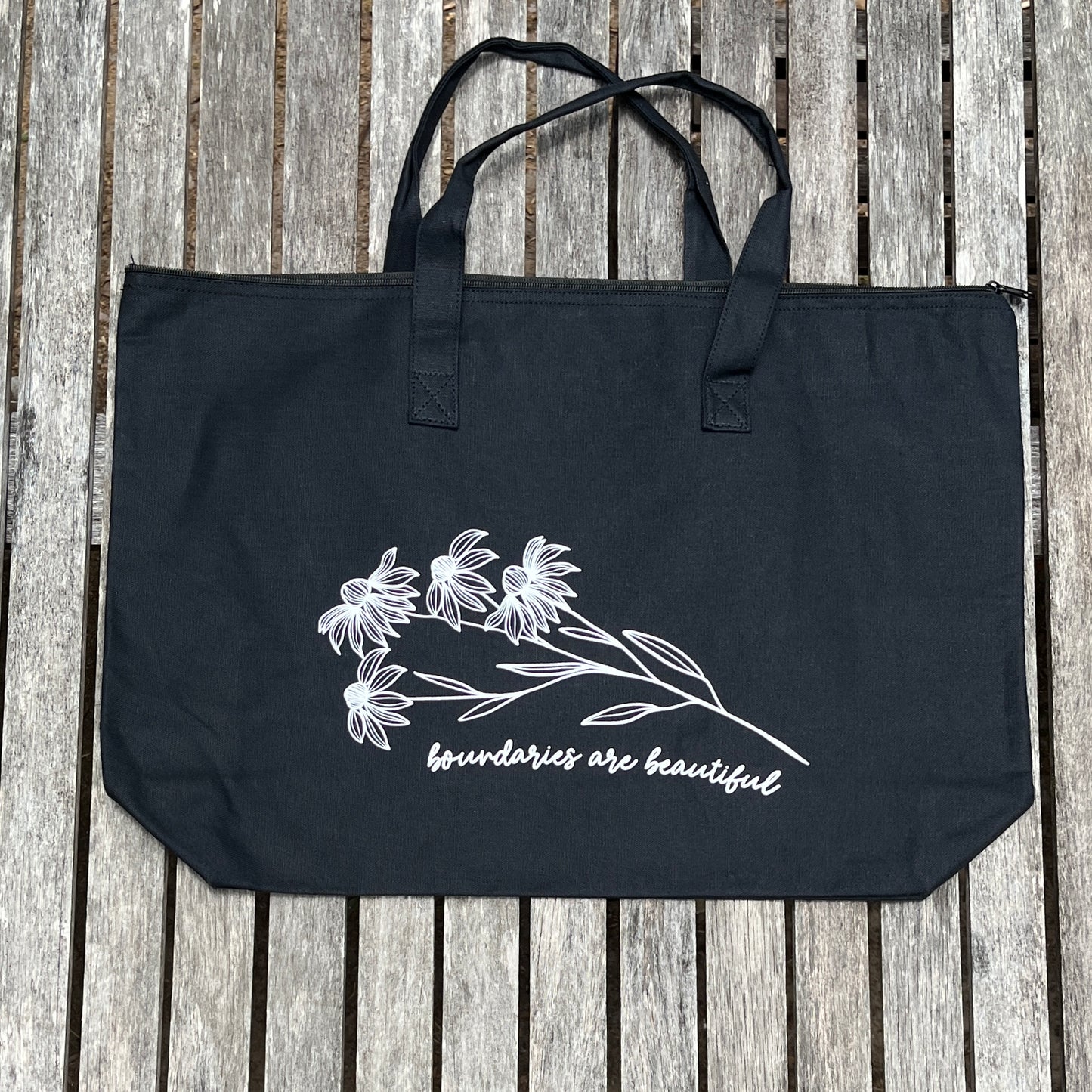 Boundaries and Beautiful Black Tote