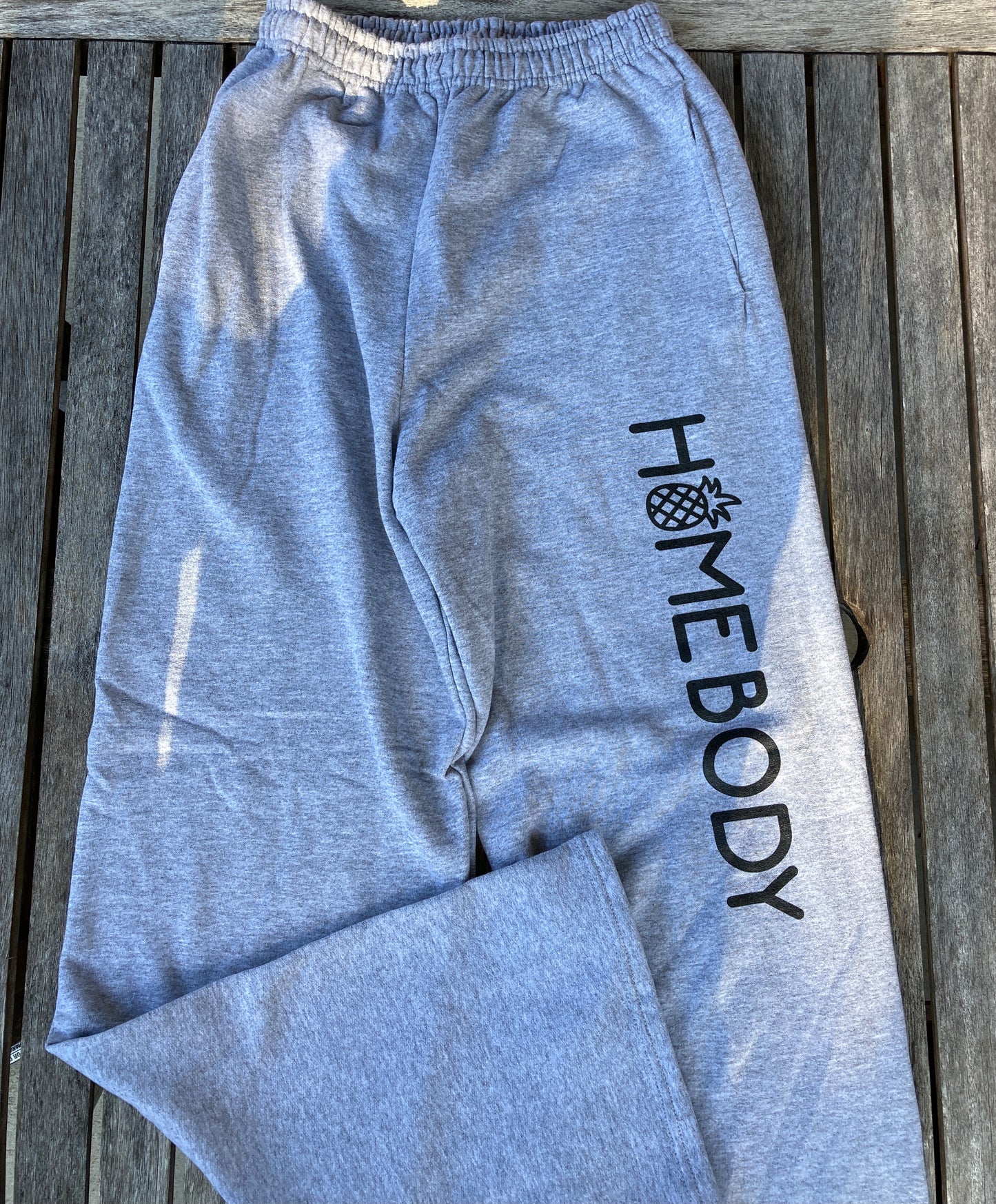 Home Body Pineapple Grey UNISEX Fleece Sweatpants