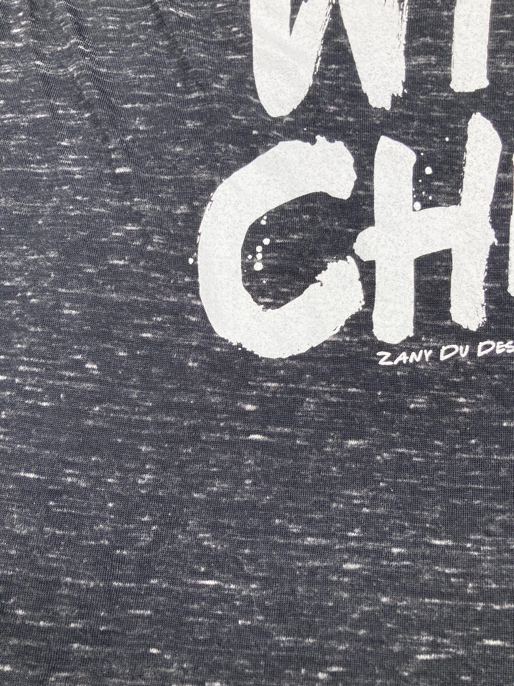 Black marble v-neck with the writing saying, "MAMA of a WILD CHILD" - Black marble - mom - tee shirt