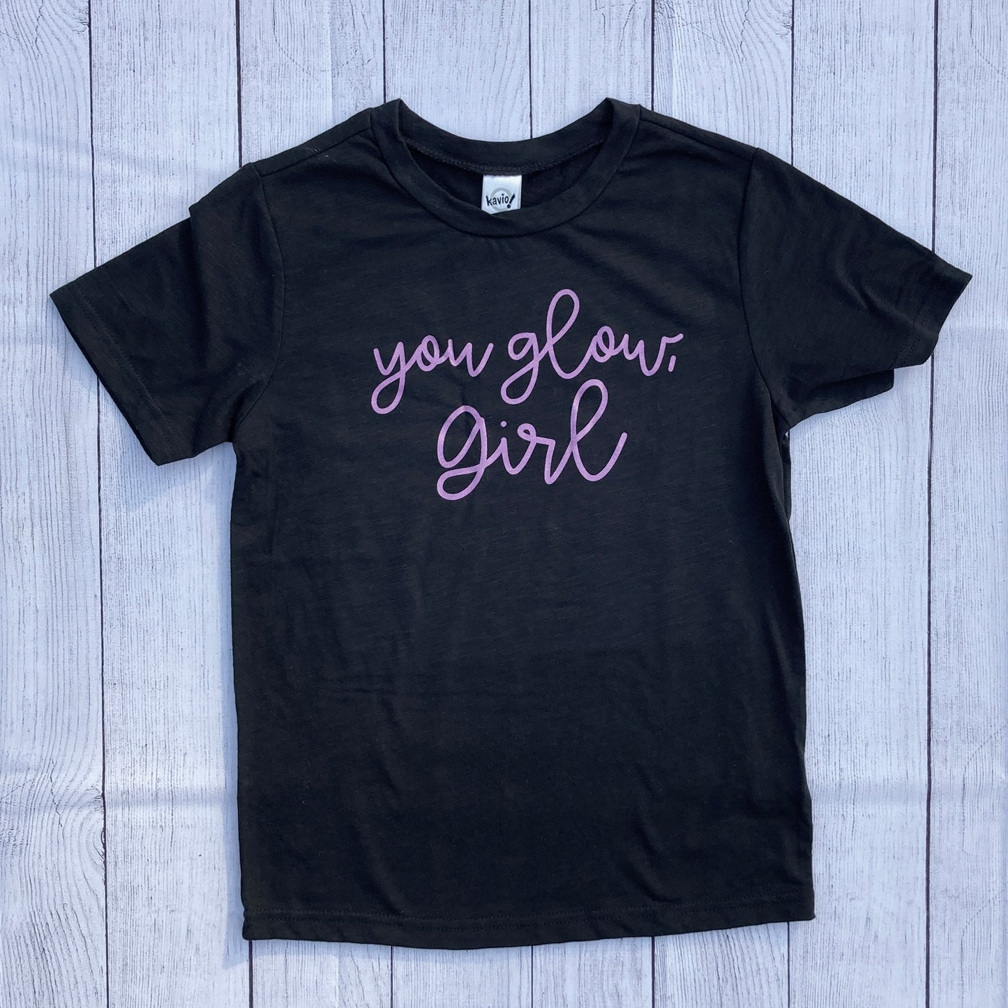 You Glow Girl Rose Shimmer YOUTH Tee