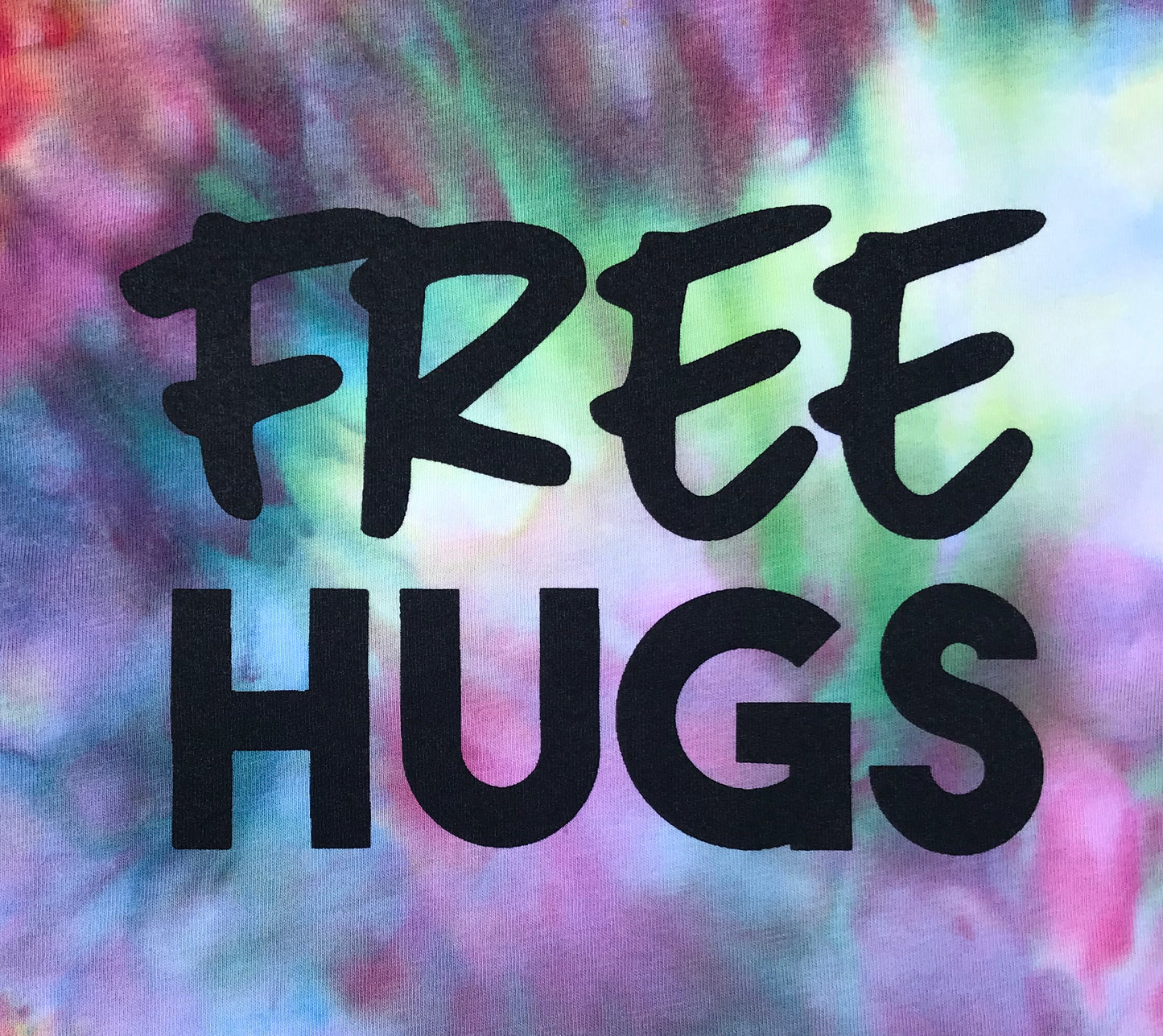 Free Hugs Tie Dye TODDLER Tee