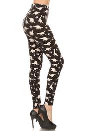 Dinosaur Black and White Leggings