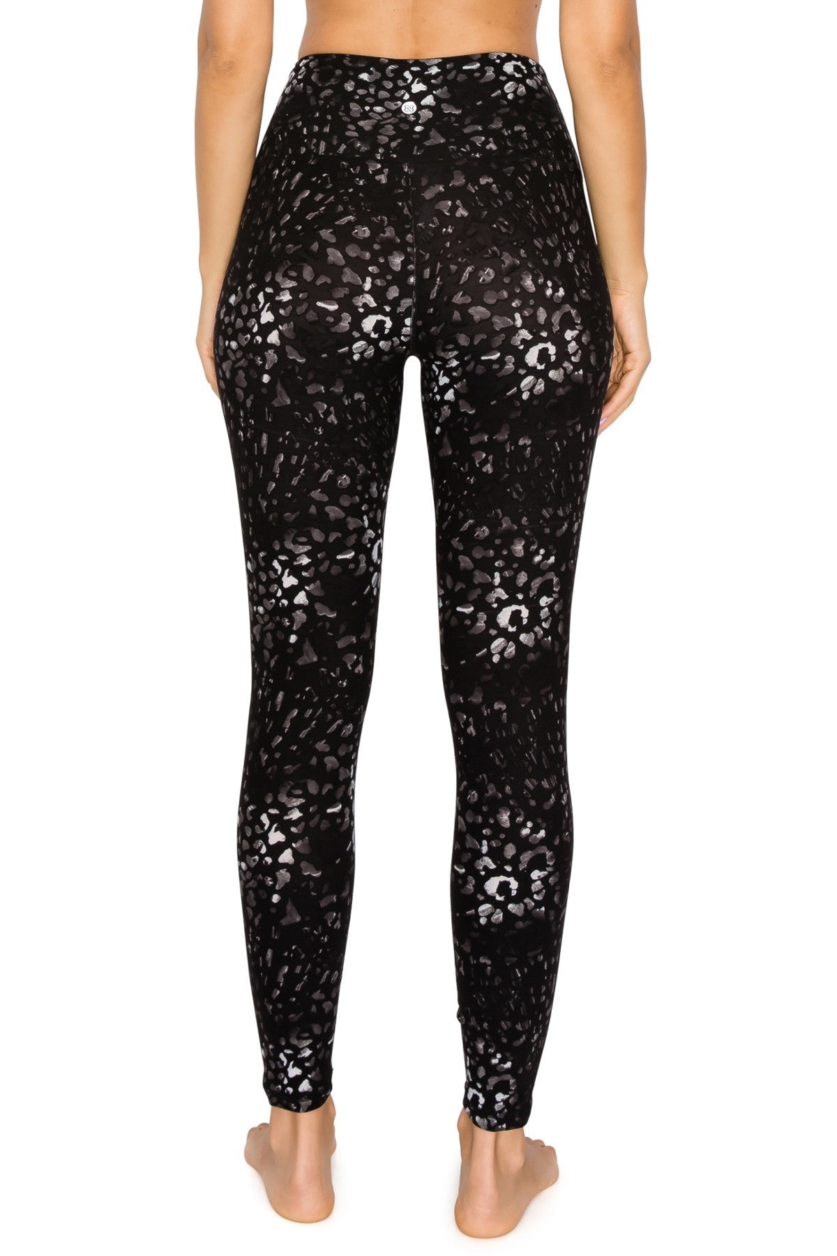 Black Cheetah Workout Leggings