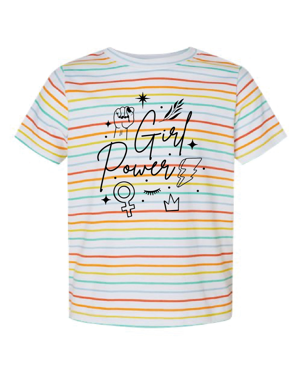 Girl Power Illustrated Toddler Tee