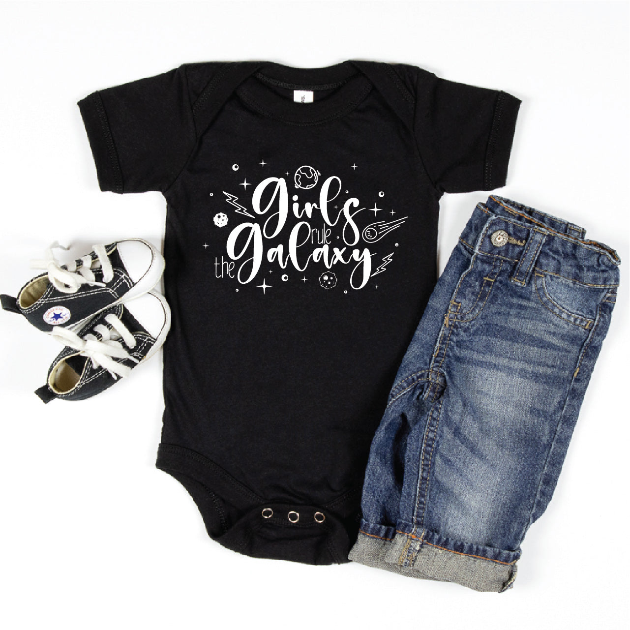 Girls Rule The Galaxy Infant One Piece