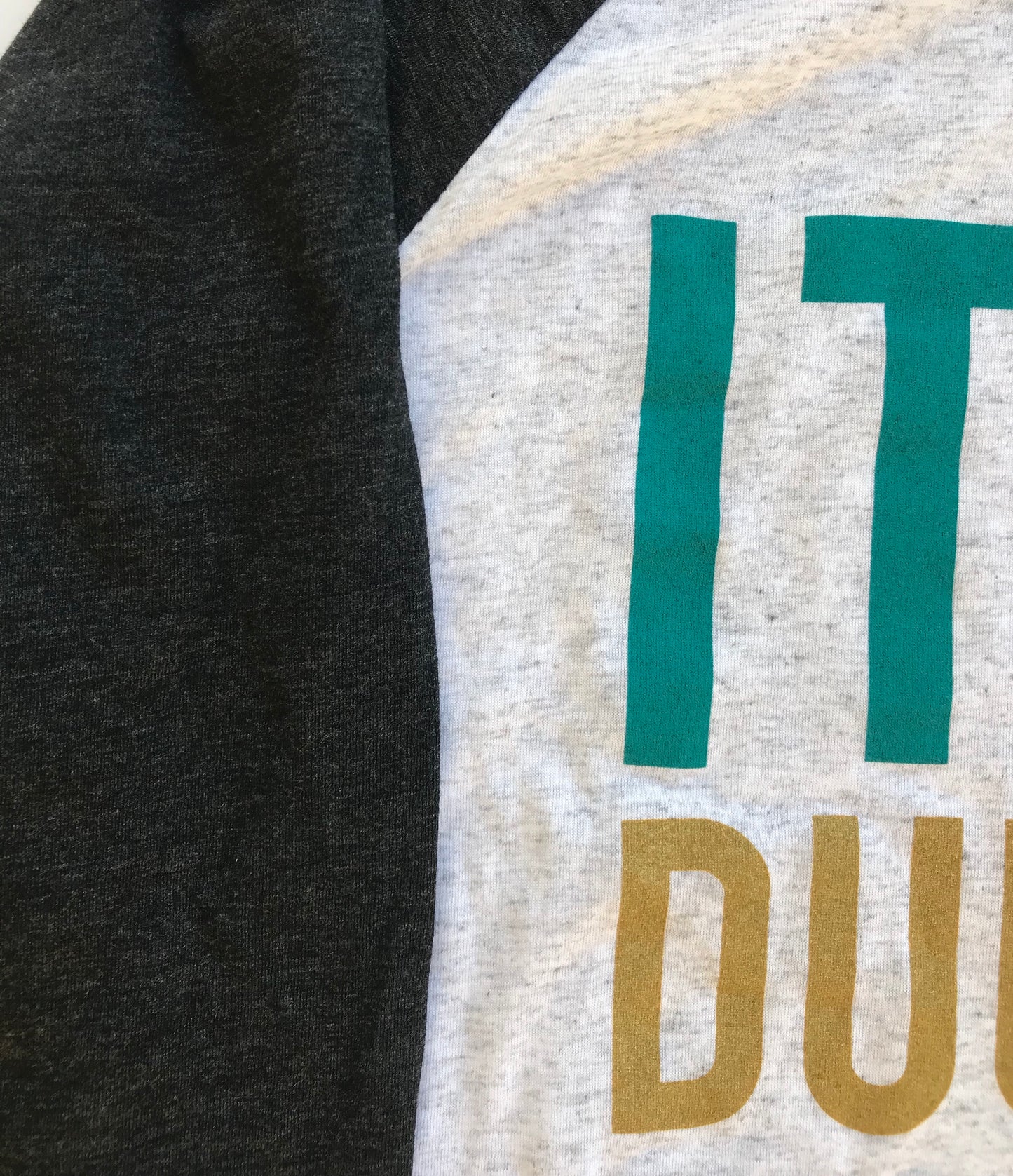 It's A Duuuval Thing Duval Florida Teal Football Unisex Raglan Baseball Tee