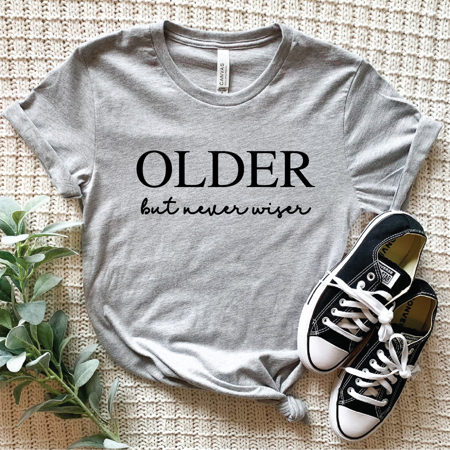 Older But Never Wiser Birthday Adult T-shirt