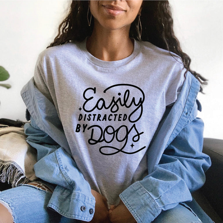 Easily Distracted By Dogs Tee