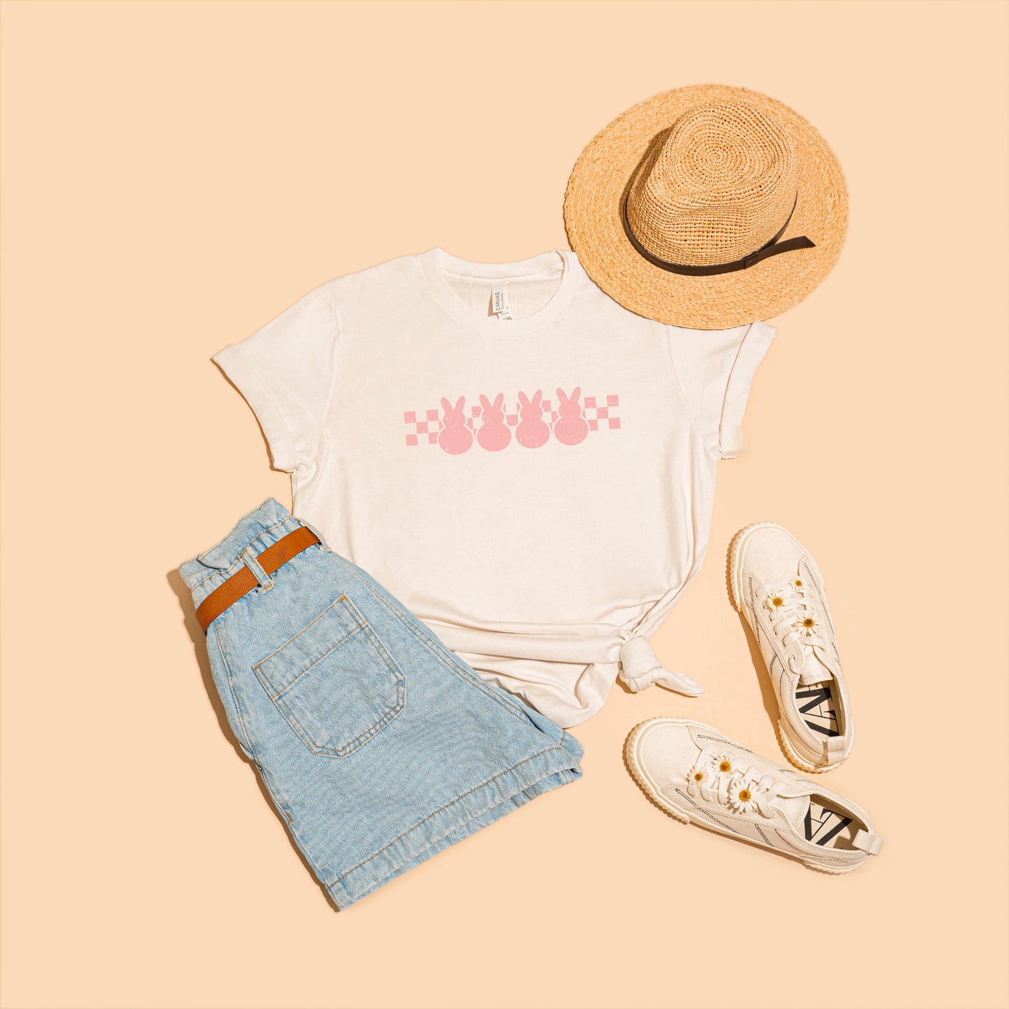 Peeps Bunny Checker Punk Easter Unisex