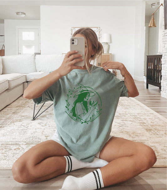 Garden Witch Halloween Comfort Colors Unisex New