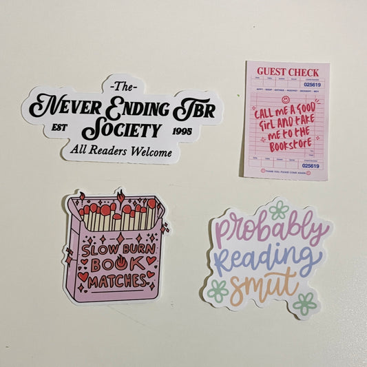 Bookish Sticker Pack New