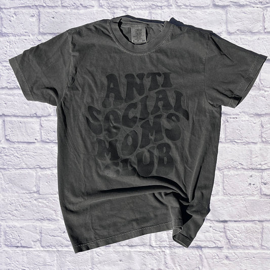 Anti Social Moms Club Adult Tee