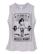 Muscle Mommy Work Out Weightlifting Bella Canvas Crop Tank New