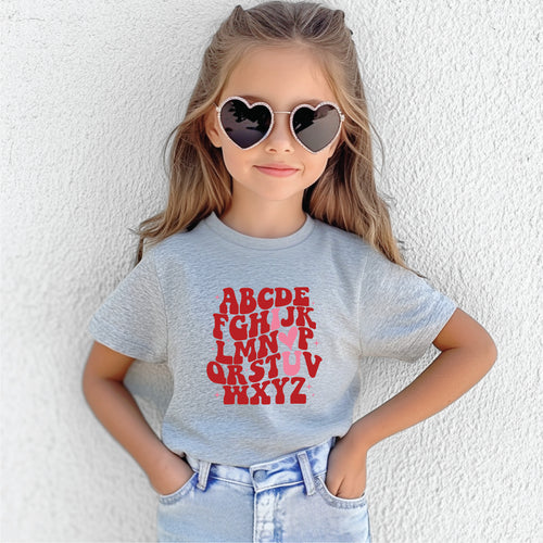 ABC I Heart U YOUTH Unisex Tee New