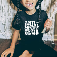 Anti Social Butterfly Club YOUTH Tee New