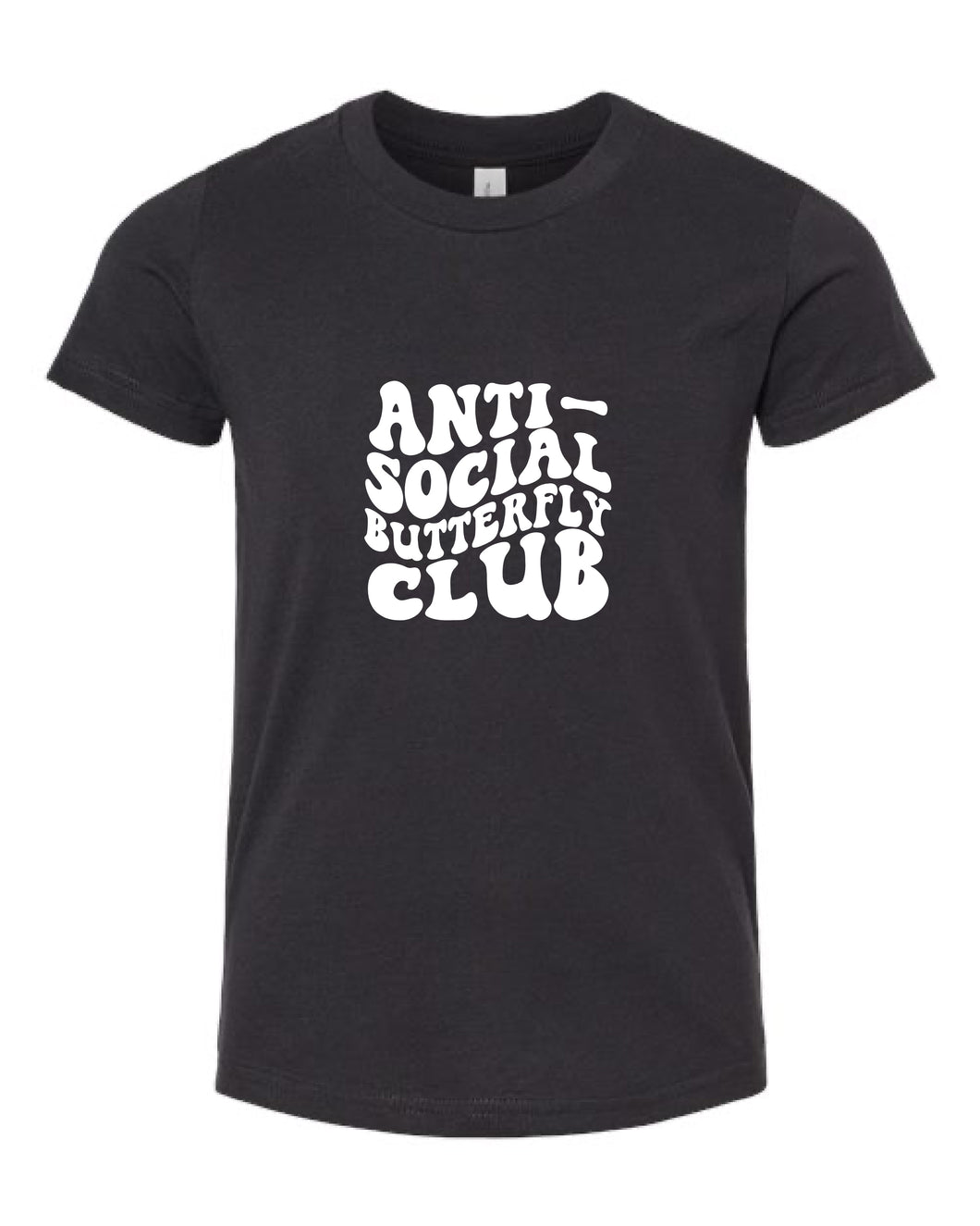 Anti Social Butterfly Club YOUTH Tee New