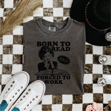 Born To Read Forced to Work Bella Canvas Unisex New