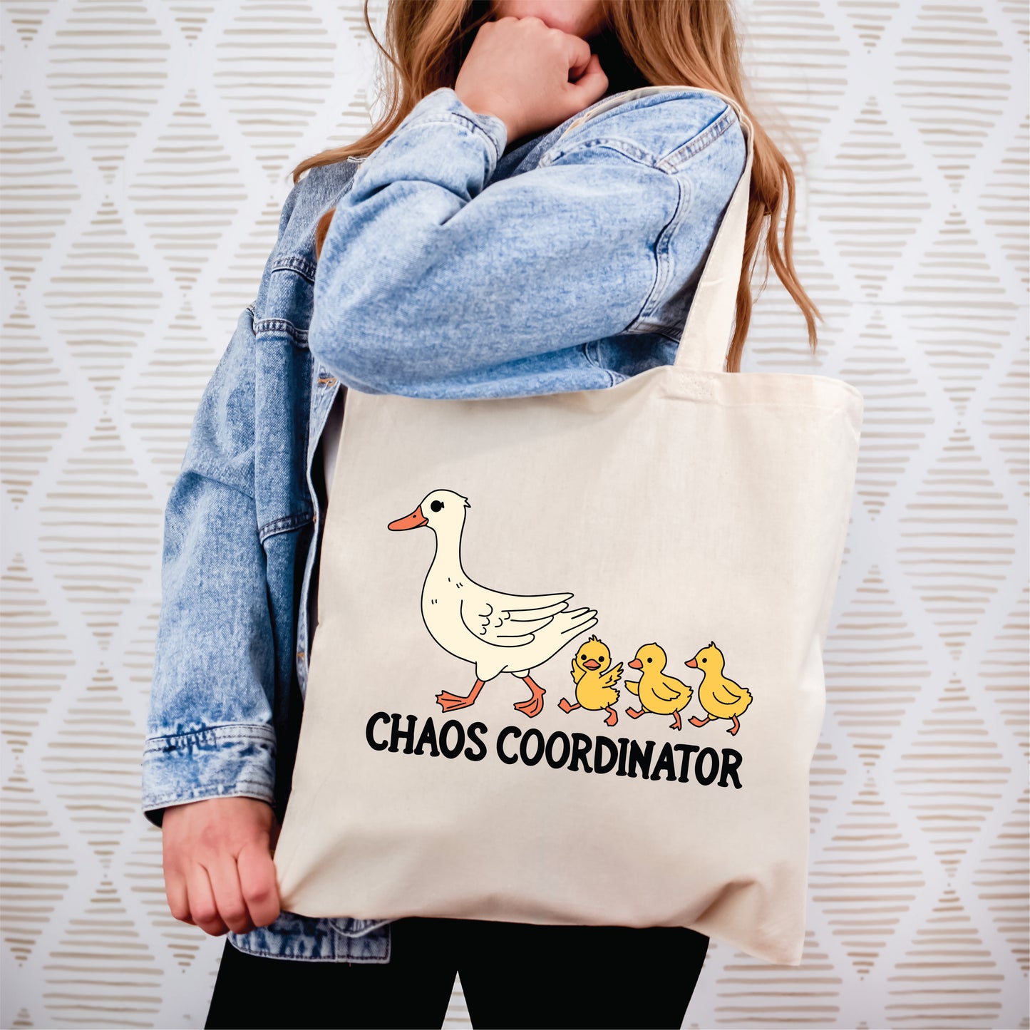 Chaos Coordinator Duck Teacher Appreciation Tote NEW
