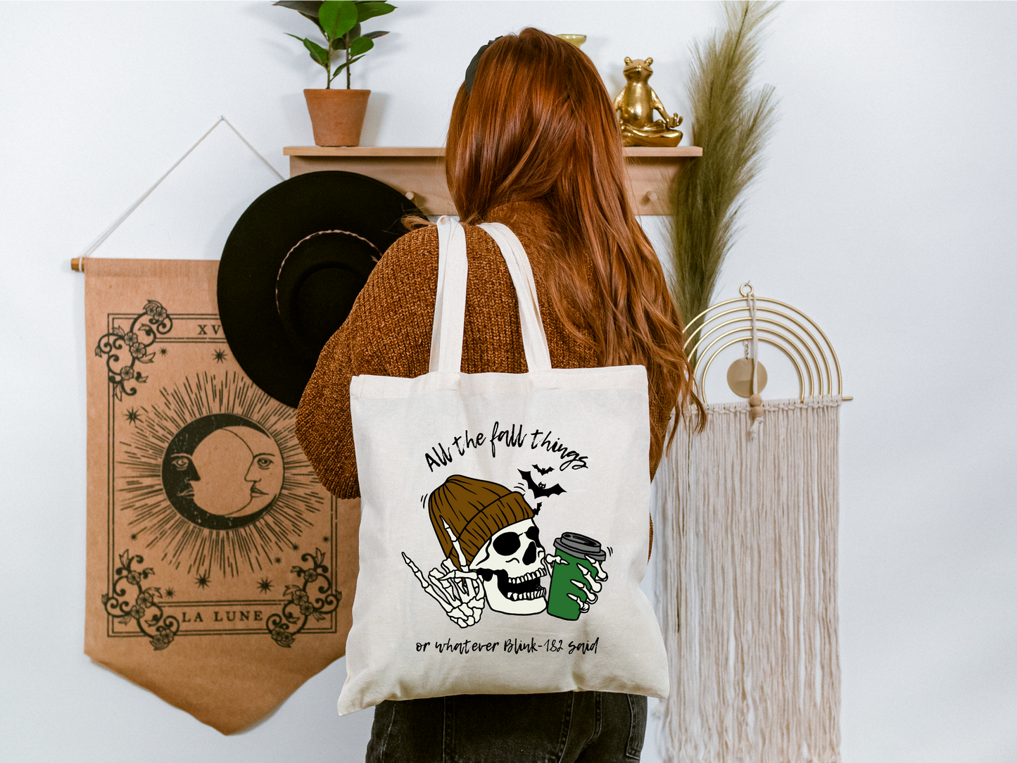 All The Fall Things Canvas Tote New