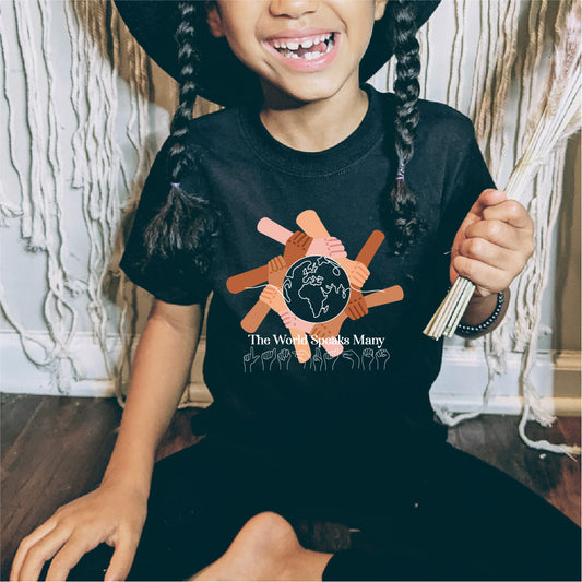 The World Speaks Many Languages ASL KIDS To Mickey and Beyond Bella Canvas Unisex Tee