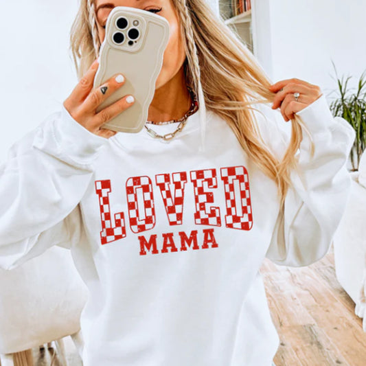 Loved Mama Checkered Punk Unisex