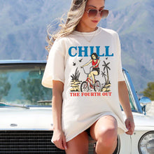 Chill The Fourth Out Tee Tank New