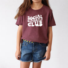 Social Butterfly Club YOUTH Tee New