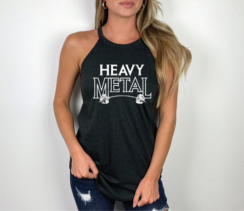 Heavy Metal Weightlifting Bella Canvas Tank Tshirt New