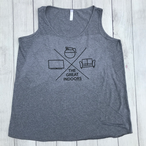 The Great Indoors PLUS SIZE Grey Womens Tank