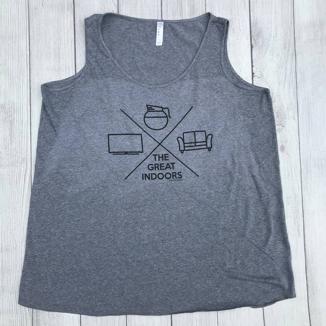 The Great Indoors PLUS SIZE Grey Womens Tank