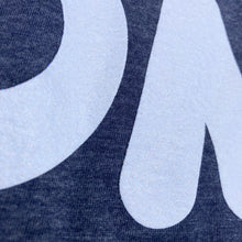 Heather navy sparkle ink tee that has the writing saying, "MORE THAN A MOM" on the front of the tee shirt