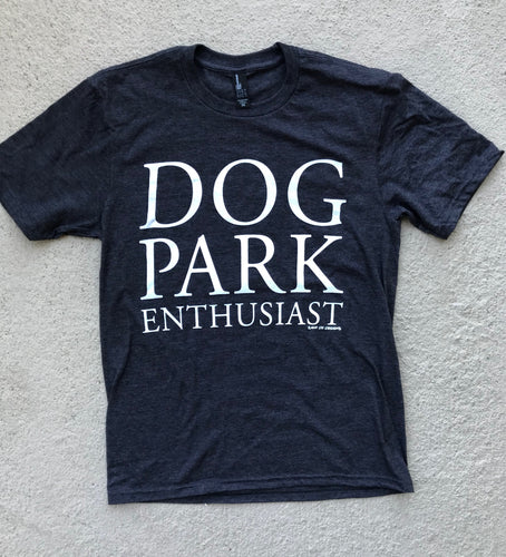 Dog Park Enthusiast Heather Charcoal Grey UNISEX Tee