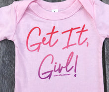 Get It Girl Ombre Pink INFANT Tee Feminist