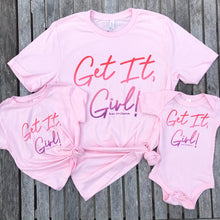 Get It Girl Ombre Pink INFANT Tee Feminist